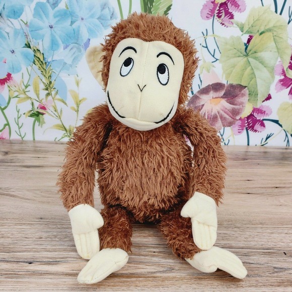 Kohls Cares 18" Plush Monkey Giraffes Can't Dance Stuffed Animal Toy Brown. - Picture 1 of 5